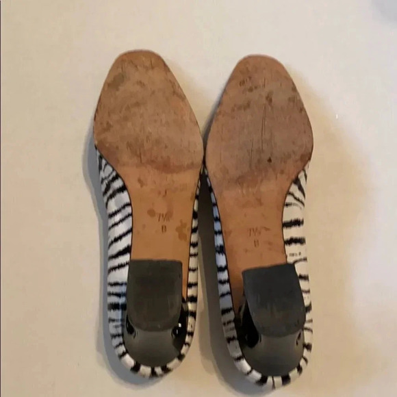 coup d’ etat Zebra Stripe Open Heel Spain Pump 7.5 - Picture 6 of 8
